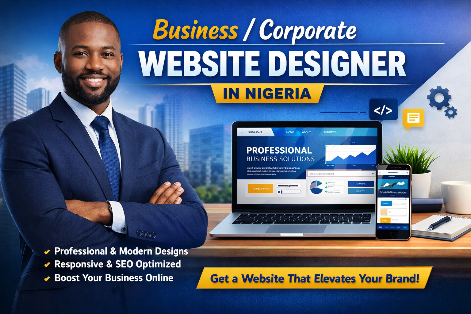 Business / Corporate Website Designer in Nigeria